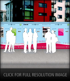 Interactive Hoarding - Click for full resolution image.